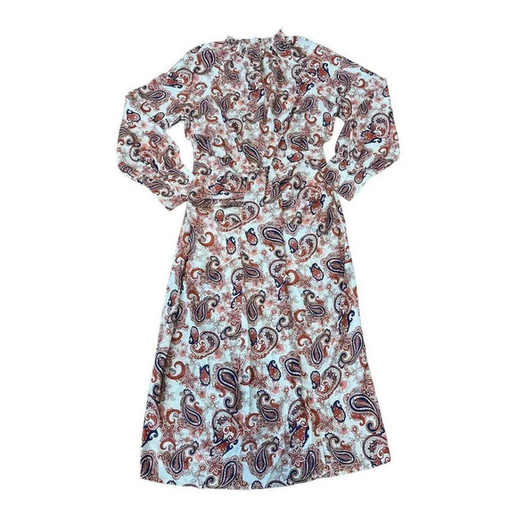 MOTF PREMIUM PAISLEY PRINT SHIRT DRESS - Picture 7 of 13